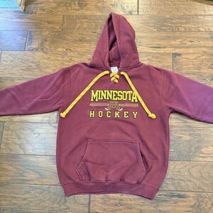Minnesota Gophers Hoodie Youth XL Red Hockey Sweatshirt Signature NCAA Football